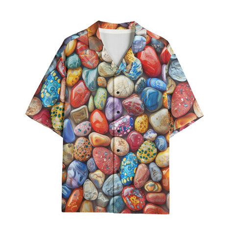 Hawaiian Shirt Colorful Pebbles