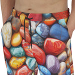 Men's Sweatpants Colorful Pebbles