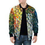 Bomber Jacket Colorful Glass Mosaic