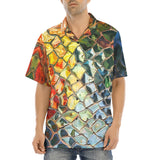 Hawaiian Shirt Colorful Glass Mosaic