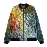 Bomber Jacket Colorful Glass Mosaic