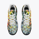 Air Cushion Sneakers Colorful Glass Mosaic