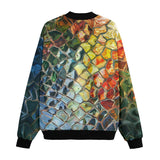 Bomber Jacket Colorful Glass Mosaic