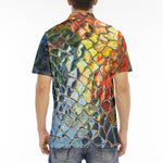 Men's Polo Shirt Colorful Glass Mosaic