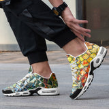 Air Cushion Sneakers Colorful Glass Mosaic