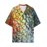 Hawaiian Shirt Colorful Glass Mosaic
