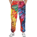 Men's Sweatpants Colorful Feathers