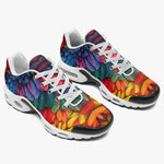 Air Cushion Sneakers Colorful Feathers