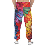 Men's Sweatpants Colorful Feathers