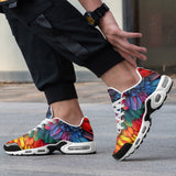 Air Cushion Sneakers Colorful Feathers