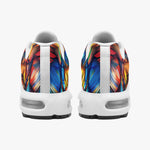 Air Cushion Sneakers Colorful Feather Fantasy Art