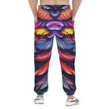 Men's Sweatpants Colorful Feather Fantasy Art