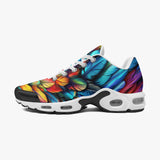 Air Cushion Sneakers Colorful Wings Vibrant Feathers