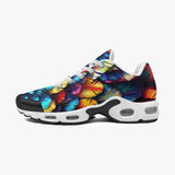 Air Cushion Sneakers Vibrant and Colorful Feathers