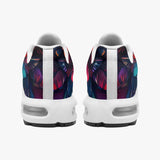 Air Cushion Sneakers Colorful Vibrant Feathers