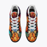 Air Cushion Sneakers Colorful Vibrant Feathers