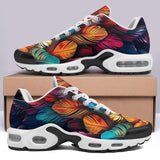 Air Cushion Sneakers Colorful Vibrant Feathers