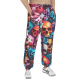 Men's Sweatpants Multicolored Skulls Array