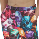 Men's Sweatpants Multicolored Skulls Array