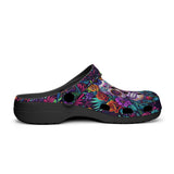 Classic Clogs Colorful Skull and Roses