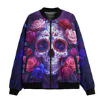 Bomber Jacket Skull with Roses