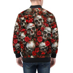 Bomber Jacket Skulls and Roses
