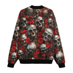 Bomber Jacket Skulls and Roses