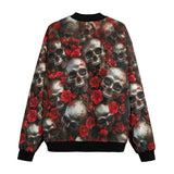 Bomber Jacket Skulls and Roses
