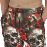 Men's Sweatpants Skulls and Roses