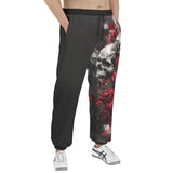 Men's Sweatpants Skulls and Roses in Smoke