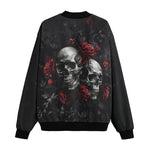 Bomber Jacket Gothic Skulls and Roses