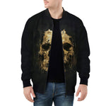 Bomber Jacket Dripping Gold Skull