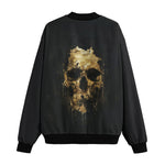 Bomber Jacket Dripping Gold Skull