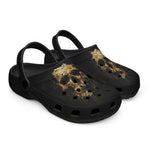 Classic Clogs Dripping Gold Skull