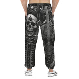 Men's Sweatpants Ornate Gothic Metalwork Skull