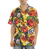 Hawaiian Shirt Pizza Ingredients Pattern