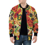 Bomber Jacket Pizza Pattern