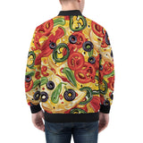 Bomber Jacket Pizza Pattern