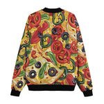 Bomber Jacket Pizza Pattern