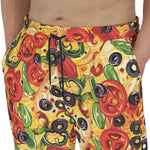 Men's Sweatpants Pizza Pattern