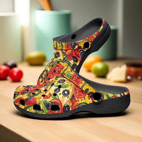 Classic Clogs Pizza Pattern