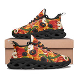 Sports Mesh Sneakers Pizza Texture