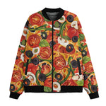 Bomber Jacket Pizza Texture