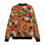 Bomber Jacket Pizza Texture