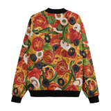 Bomber Jacket Pizza Texture