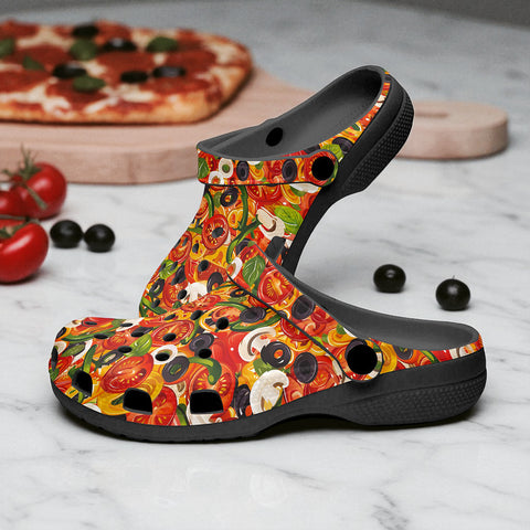 Classic Clogs Pizza Texture