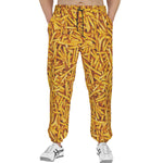 Men's Sweatpants French Fries Texture