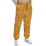 Men's Sweatpants French Fries Texture