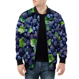 Bomber Jacket Blackberries and Blueberries