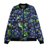 Bomber Jacket Blackberries and Blueberries